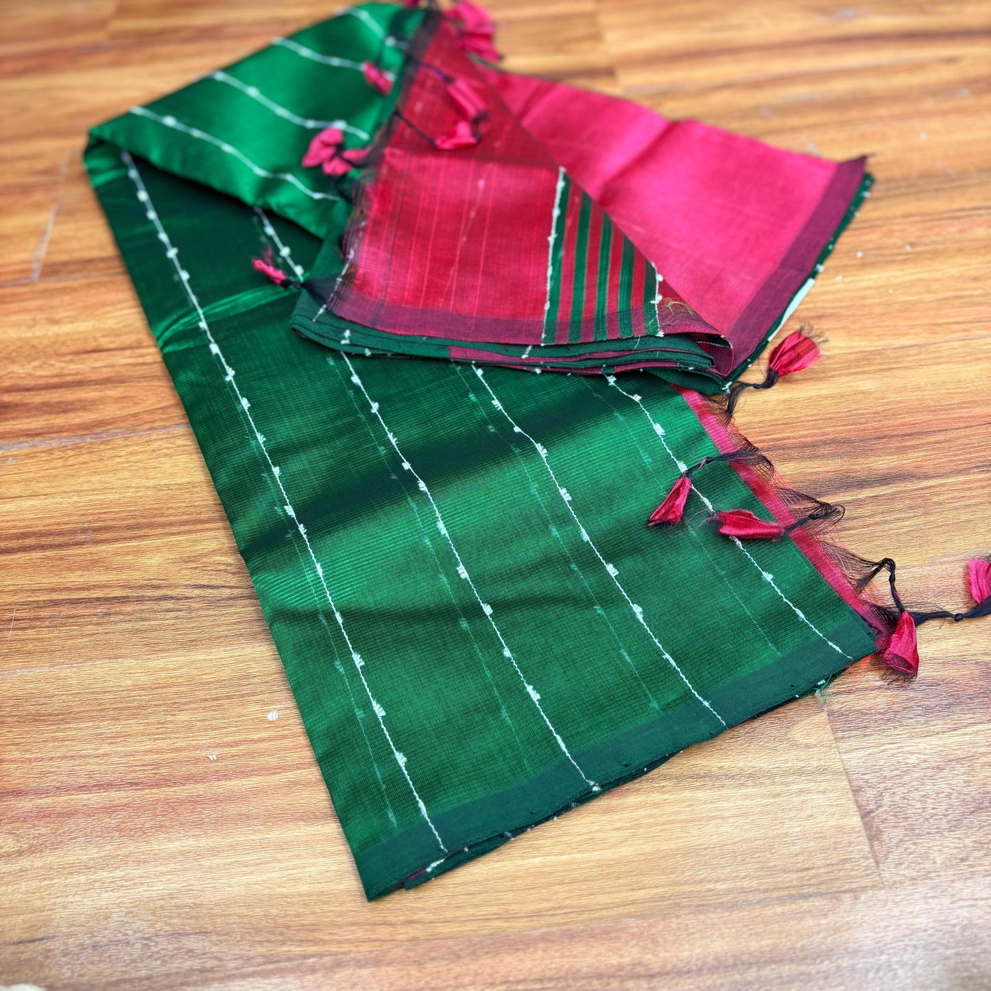 Pattu Jute Line Sarees -RS007-3