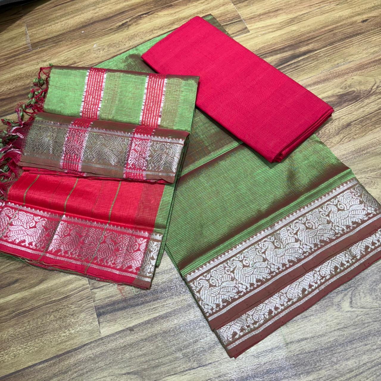 Pattu kanchi boarder dress materials -RS0018-4