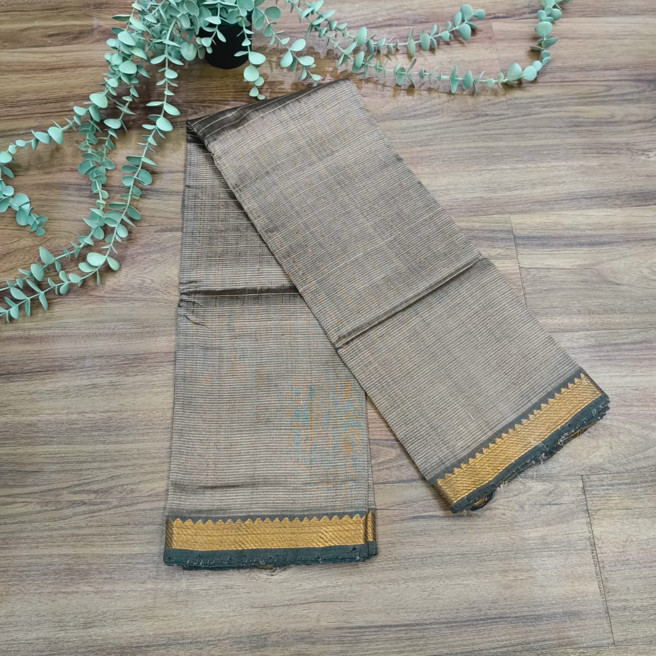 RS0050-4 Mangalagiri Middle Checks Silk Sarees