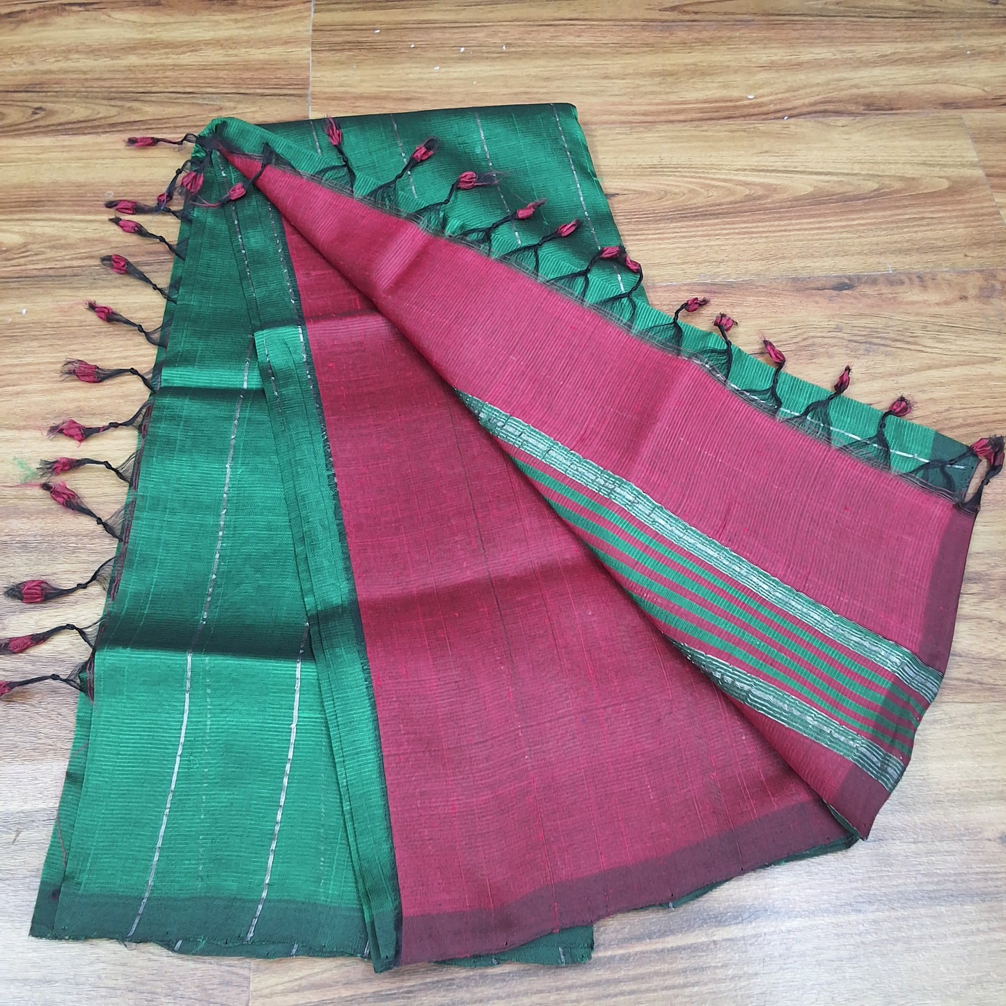 RS008-Mangalagiri handloom pattu sarees