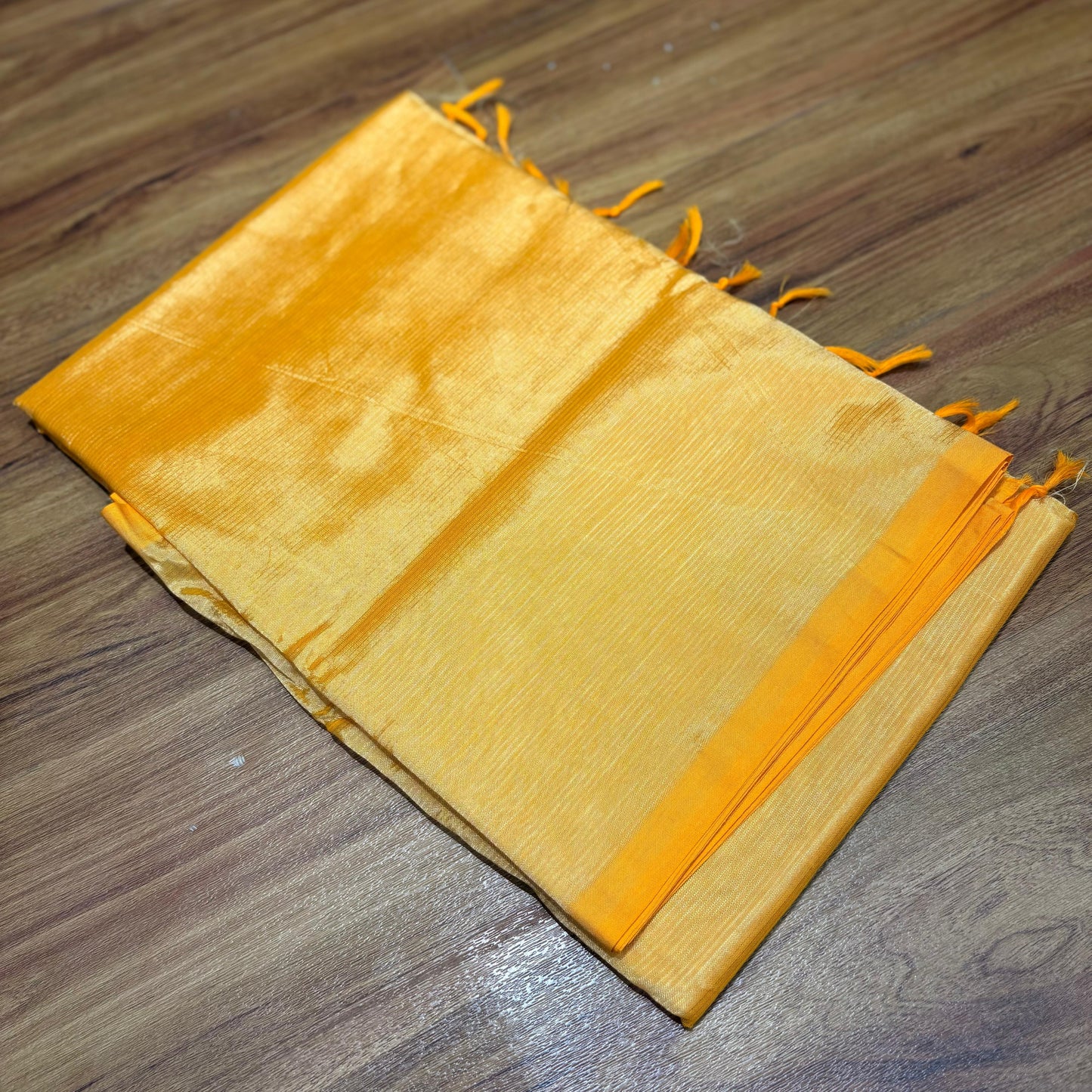 Mangalagiri Plain Silk Saree with Running Blouse - RS001-8