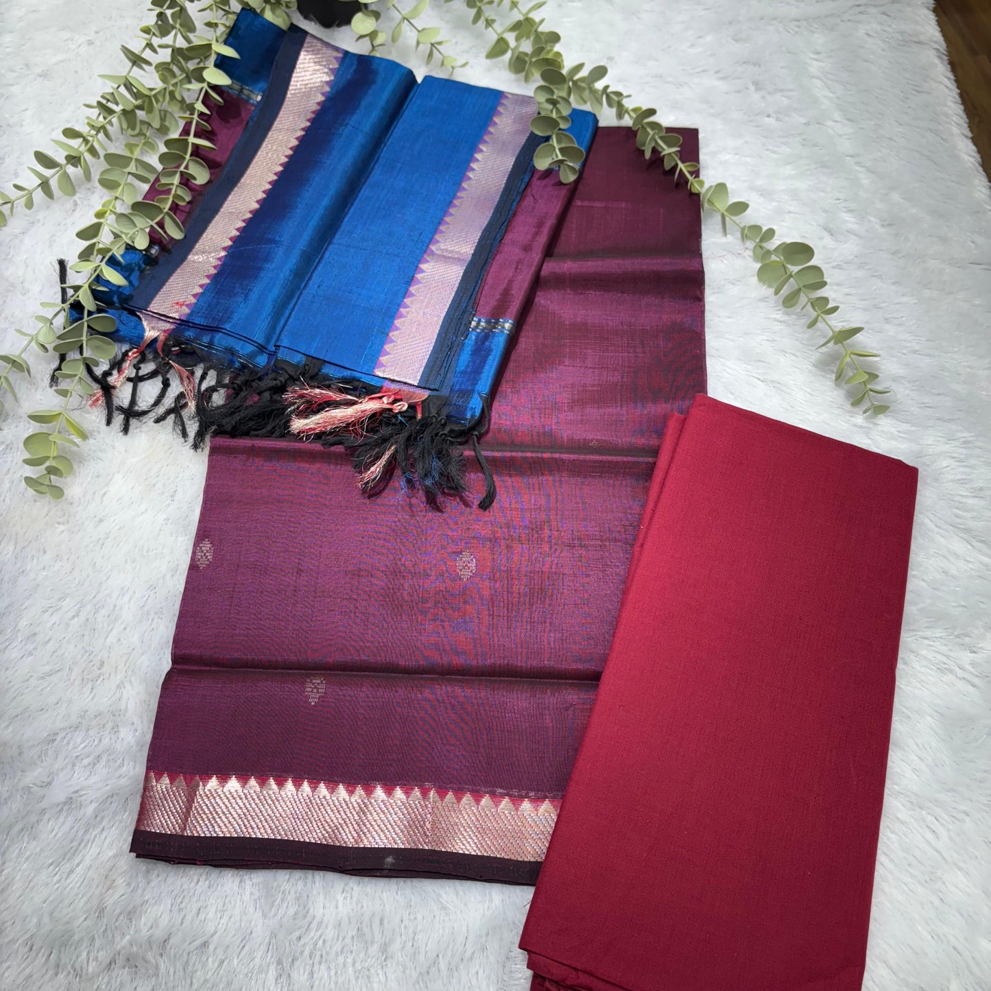 Rs0037-15 pattu buta dressmaterials