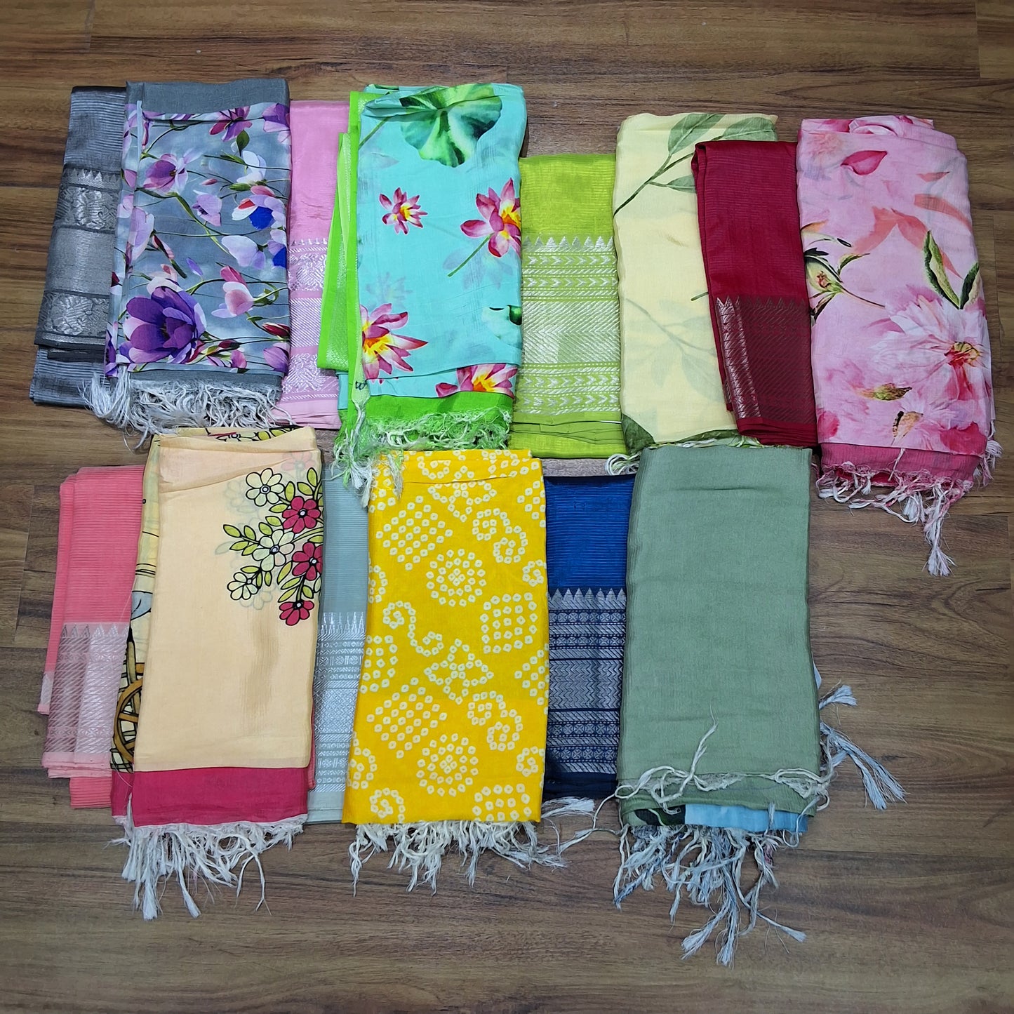 Pattu digital print dress materials -RS0015