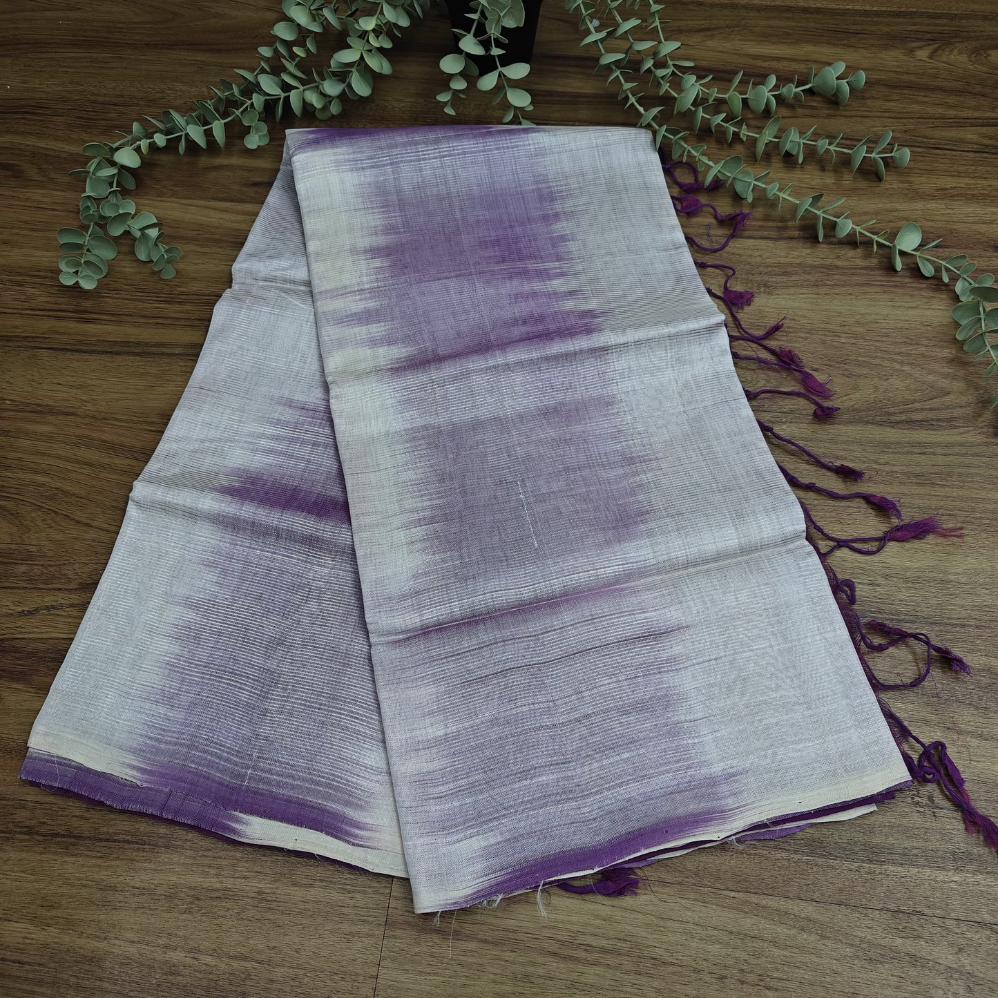 Rs0048-2-Mangalagiri pattu handloom ikkat plain sarees