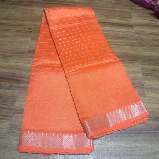 mangalagiri pattu middle zari checks-RS0024