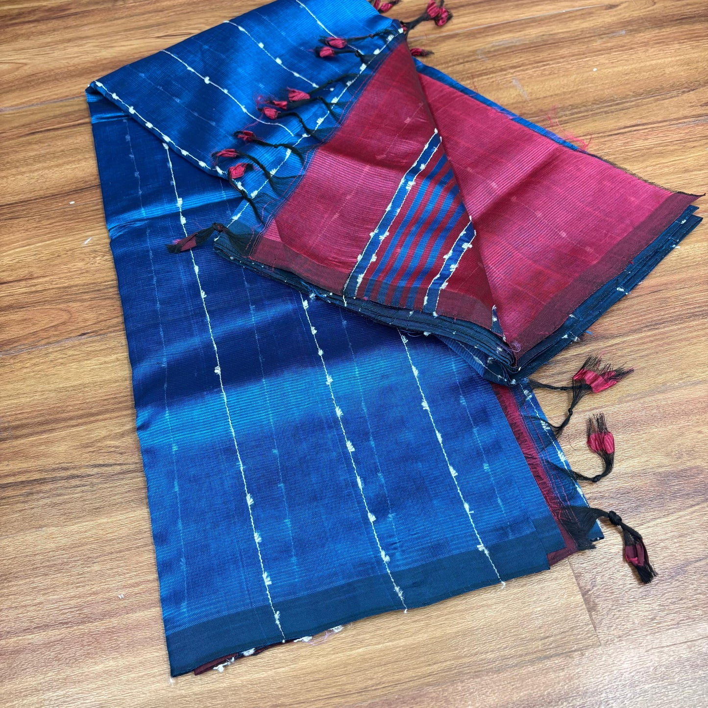 Pattu Jute Line Sarees -RS007-4