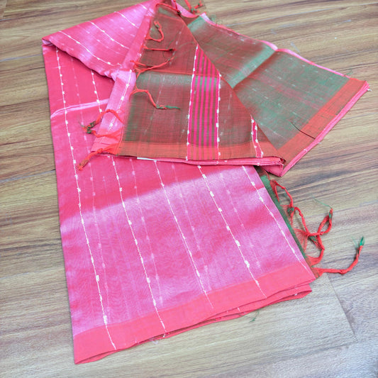 Pattu Jute Line Sarees -RS007-6