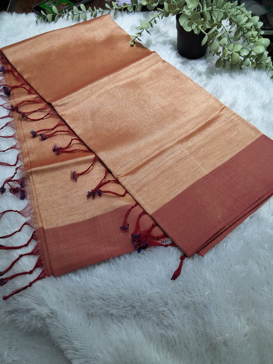 Rs0046-8 Mangalagiri pattu handloom plain sarees