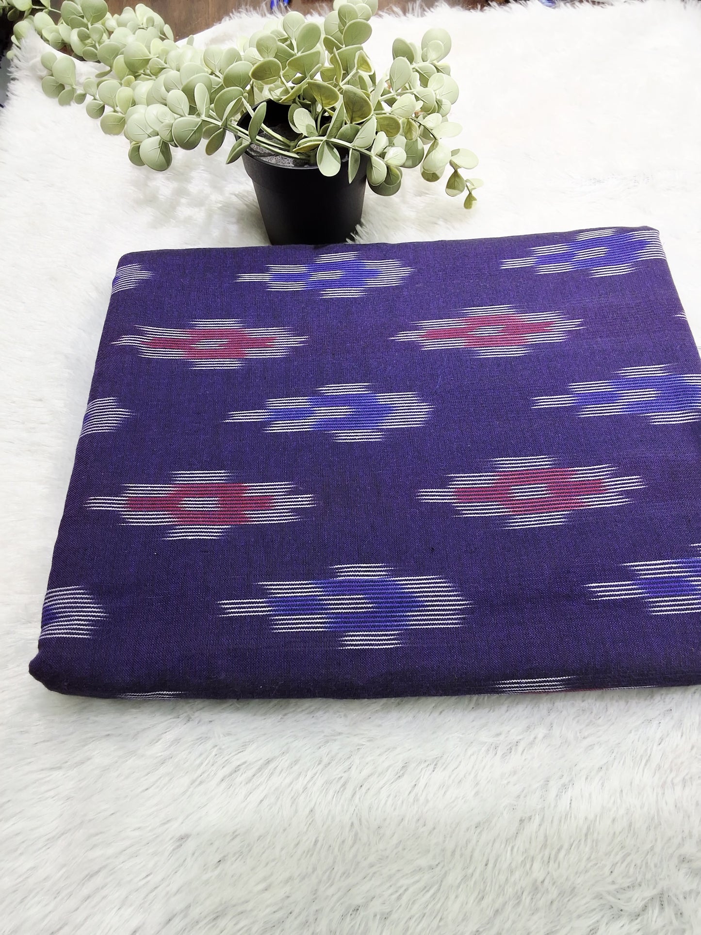 Rs0035-1 ikkath cotton fabric per mtr