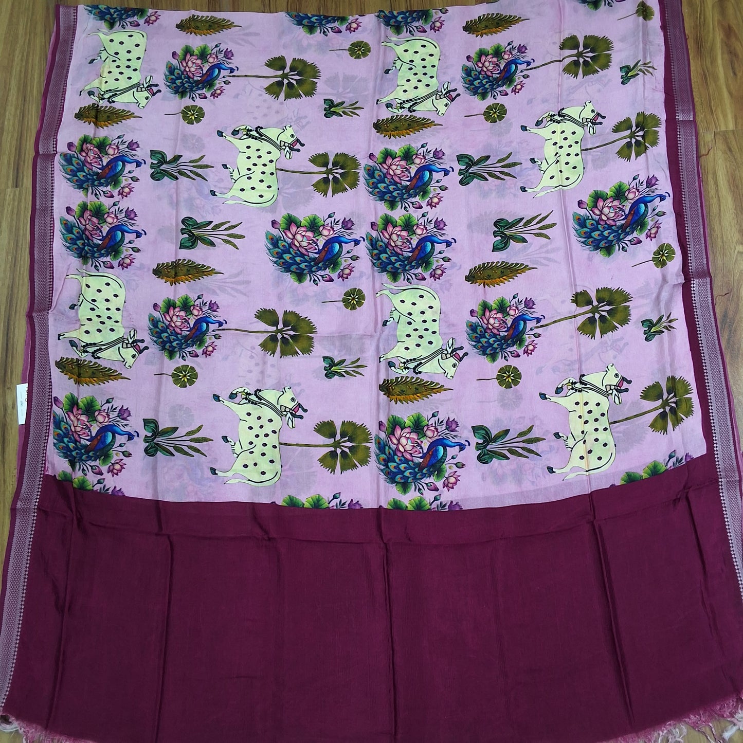 Pattu Digital Print Chunnilu RS0012-1