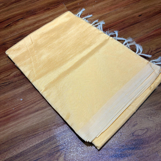 Mangalagiri Plain Silk Saree with Running Blouse - RS001-3