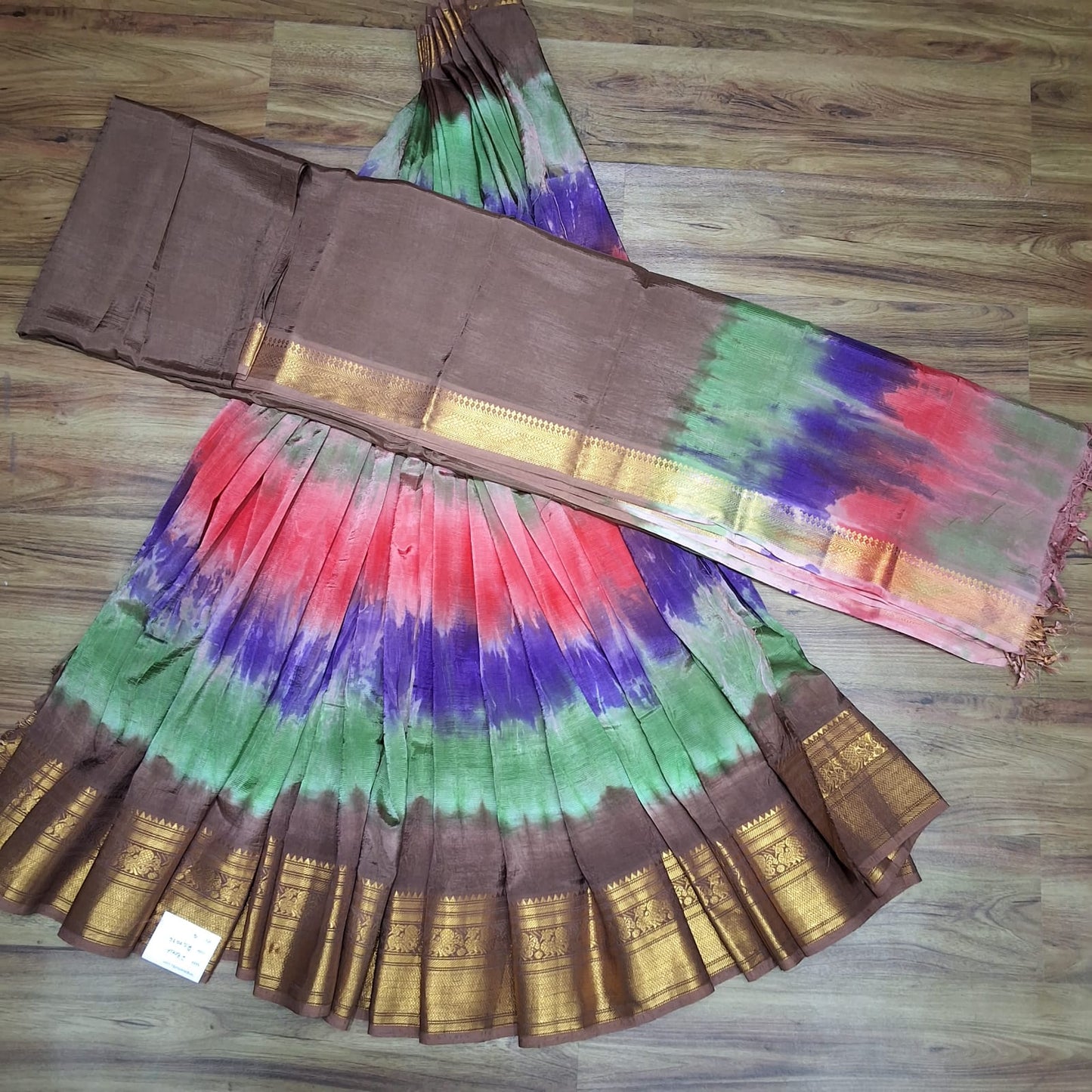 Rs0036-Sibori lehanga set