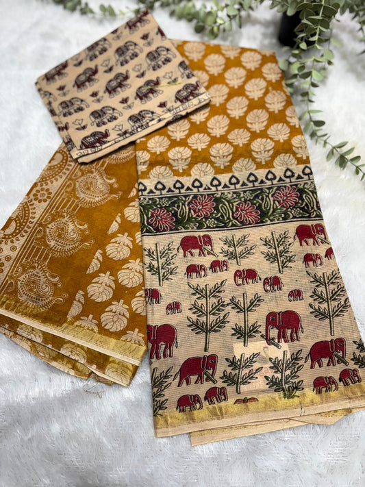 Rs0041-3 cotton print sarees