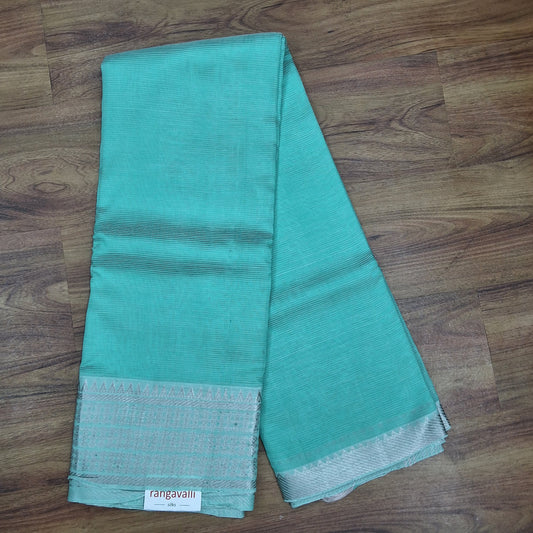 150-50 border mangalagiri pattu handloom plain  sarees-RS0010-1