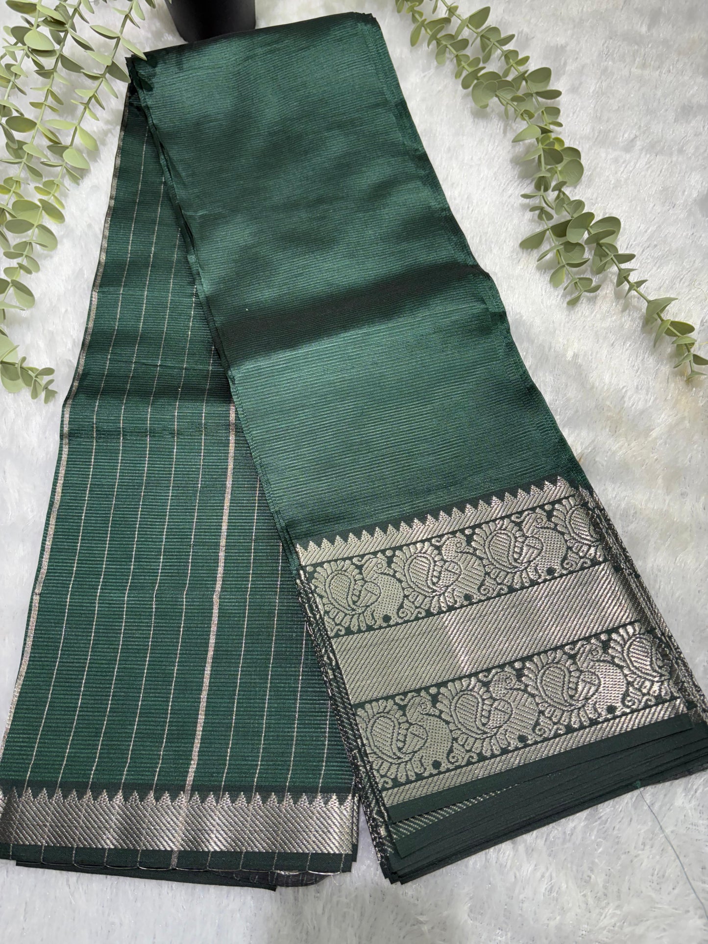 Rs0076-4 mangalagiri pattu gap border sarees