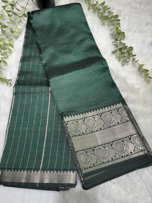 Rs0076-4 mangalagiri pattu gap border sarees
