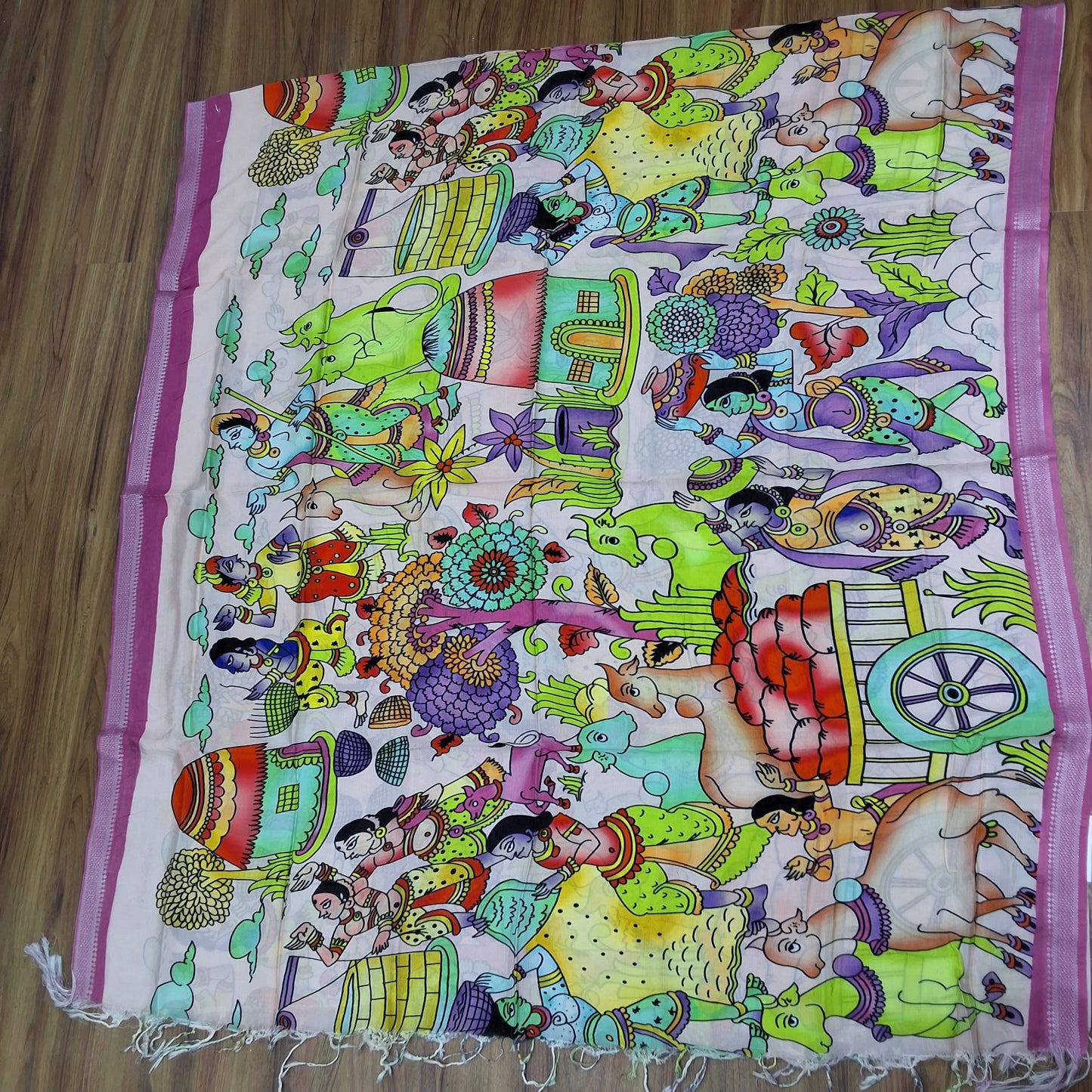 Pattu Digital Print Chunnilu RS0012-9