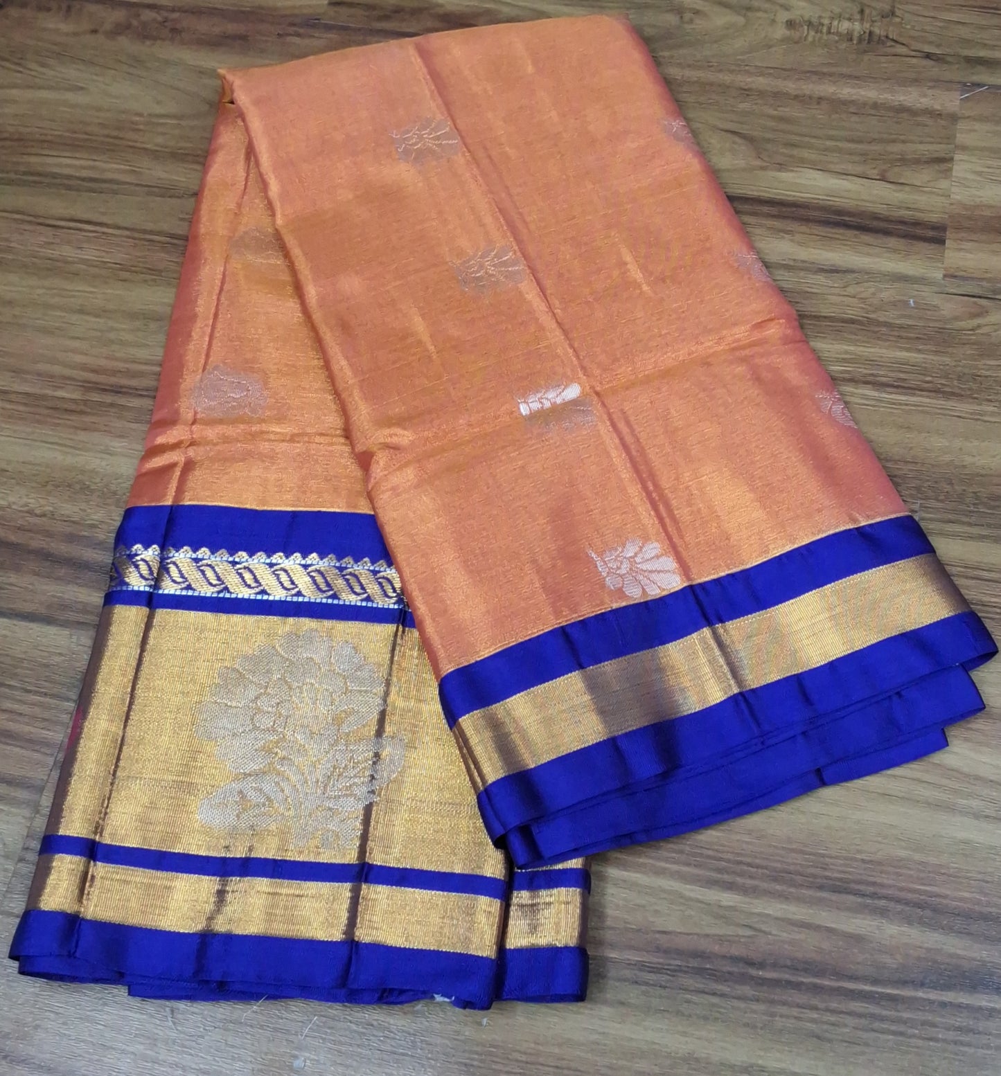 RS0011-MANGALAGIRI PATTU GOLD ZARI BORDER  TISSUE SAREES