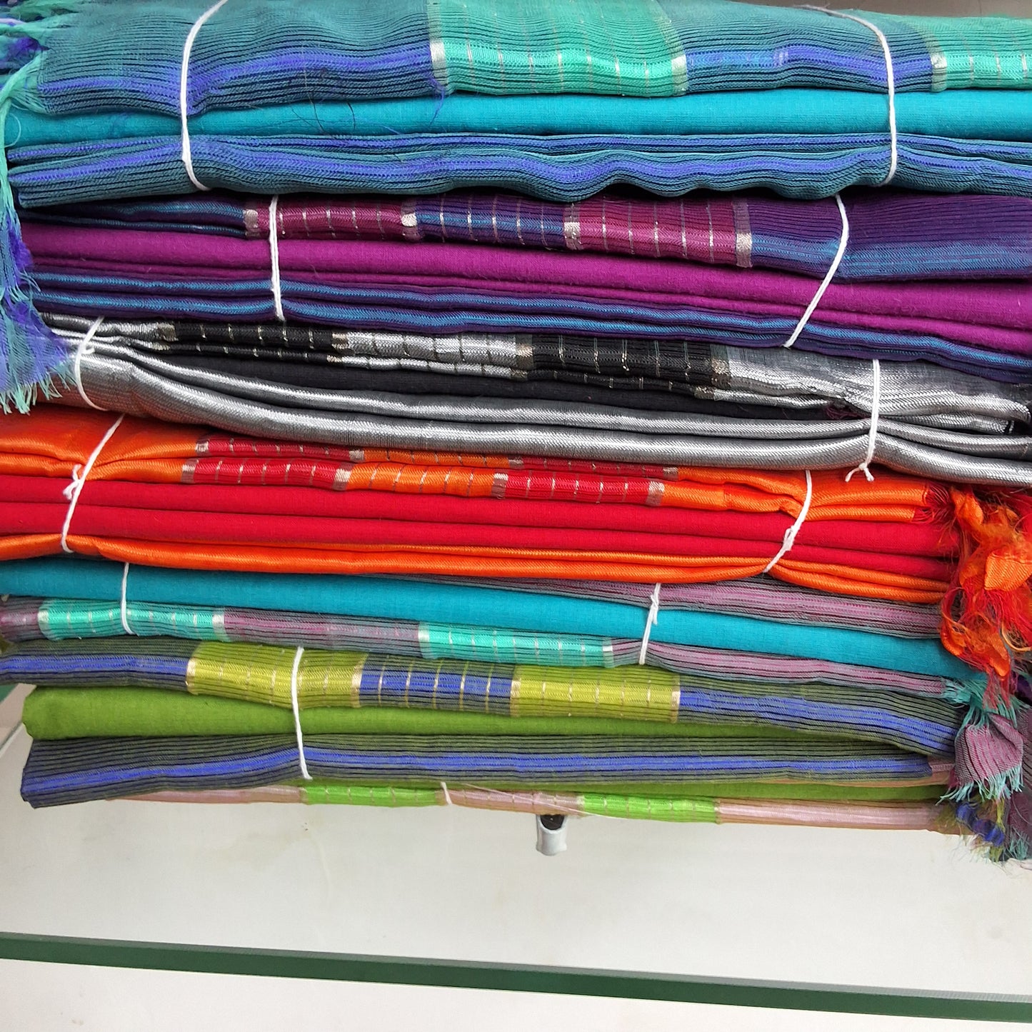 Rs0033-;Mangalagiri pattu pochampalli design dress materials