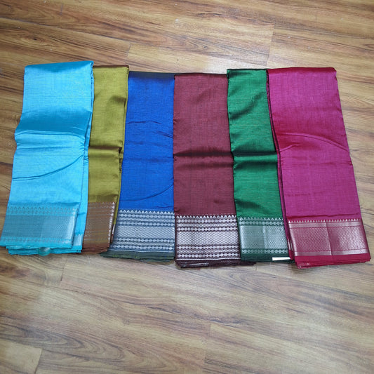 Pattu Jute Line Sarees  -RS0010