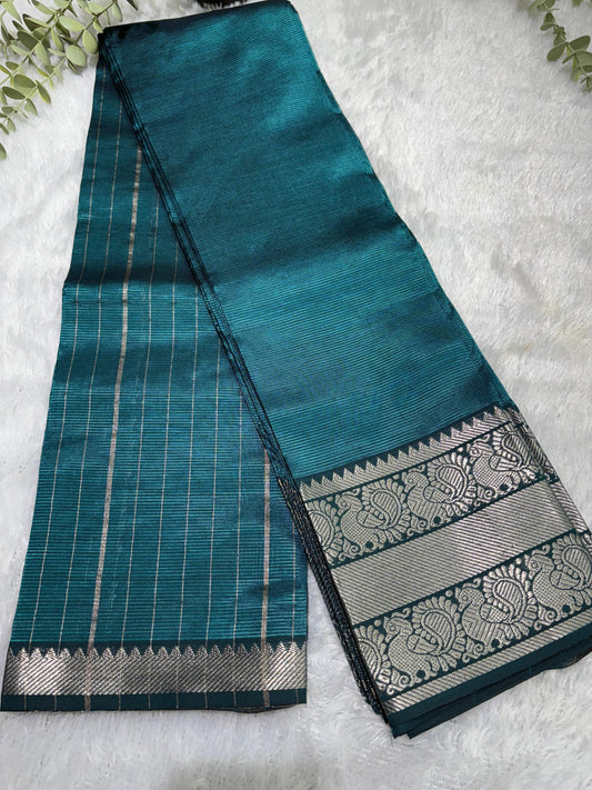 Rs0076-5 Mangalagiri pattu kanchi gap border saree