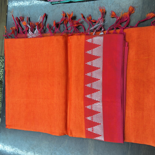 Rs0063-temple border sarees