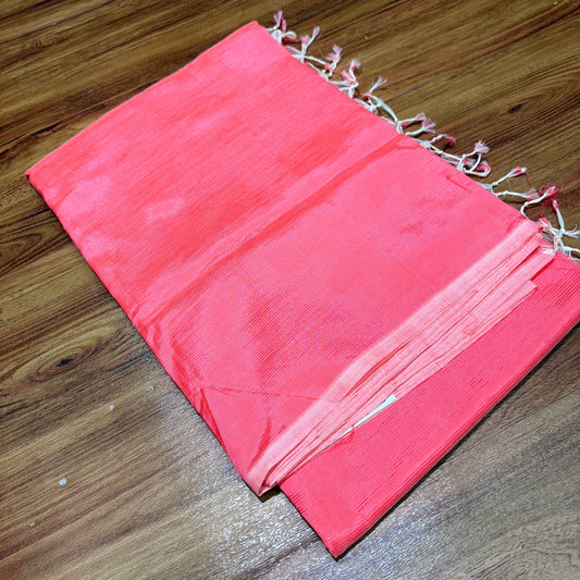 Mangalagiri Plain Silk Saree with Running Blouse - RS001-4