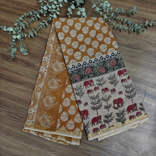 Rs0053-4 Mangalagiri handloom cotton sarees