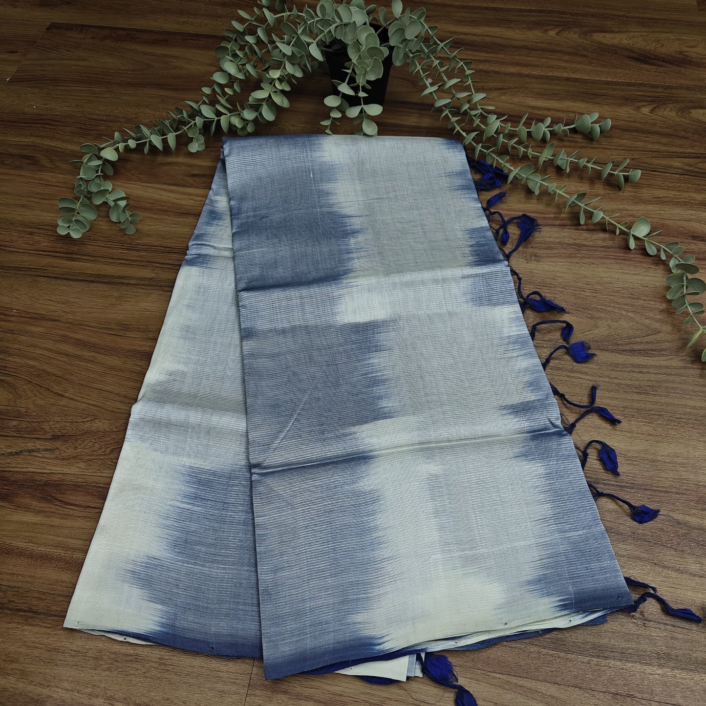 Rs0048-3-Mangalagiri pattu handloom ikkat plain sarees