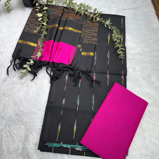 Rs0052-1 Ikkath semi pattu dressmaterials