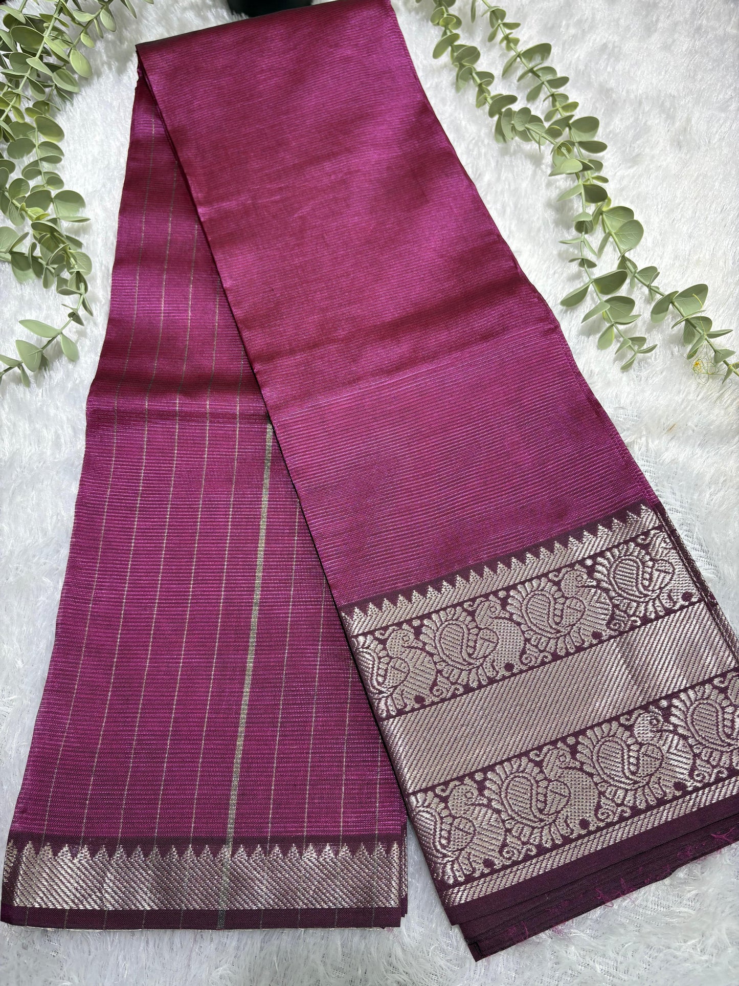 Rs0076-2 Mangalagiri pattu sarees gap border sarees