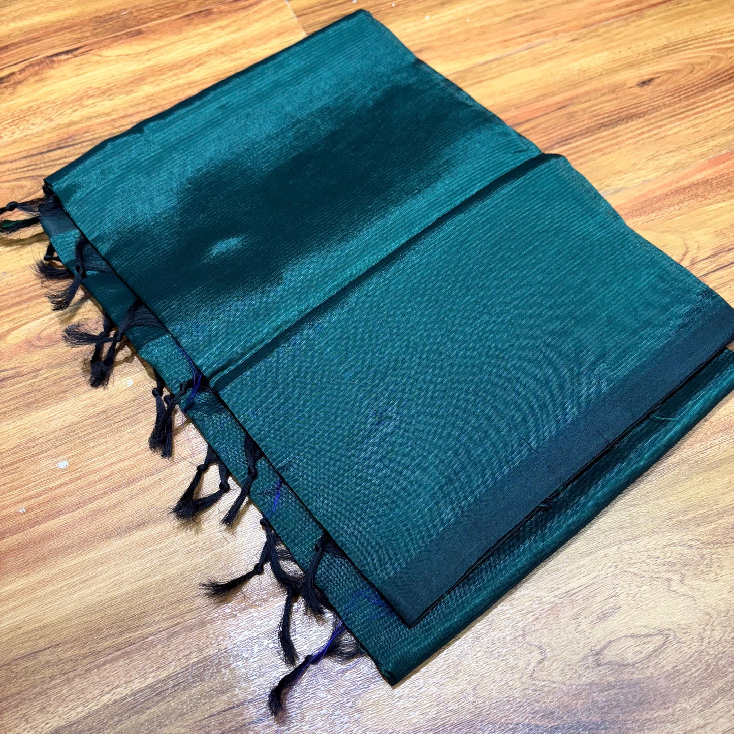 Mangalagiri Plain Silk Saree with Running Blouse - RS001